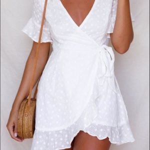 Foley White Sundress